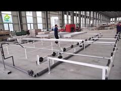 Bancs roulants en serre
